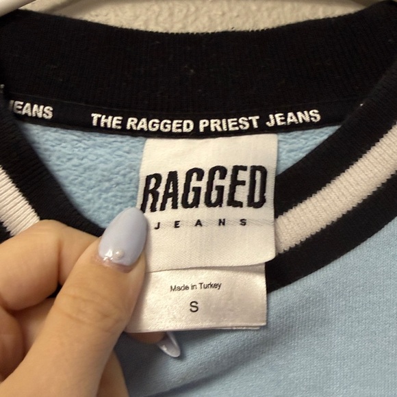 The Ragged Priest Color Block Crewneck - Picture 2 of 11